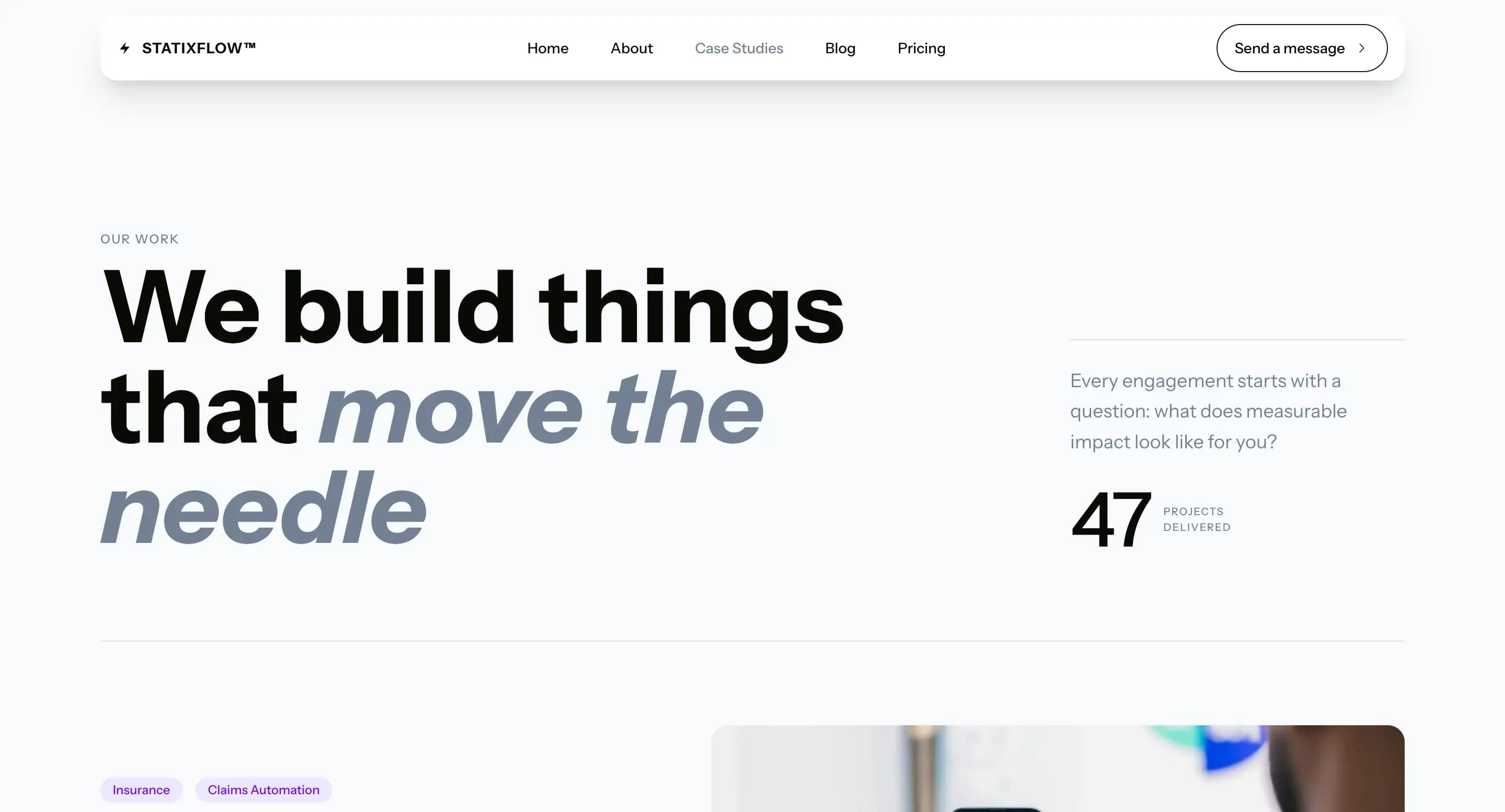 StatixFlow - Tailwind HTML SaaS Template screenshot 1