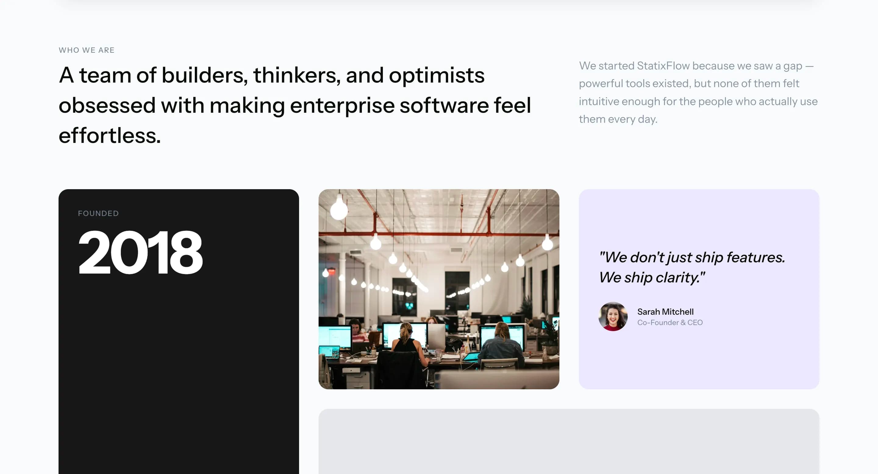 StatixFlow - Tailwind HTML SaaS Template screenshot 3